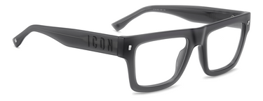 Men Premium Dsquared2 Eyeglasses: Icon 0023 - Grey(2) - SpecSMART Eye Clinic (Diagonal View)